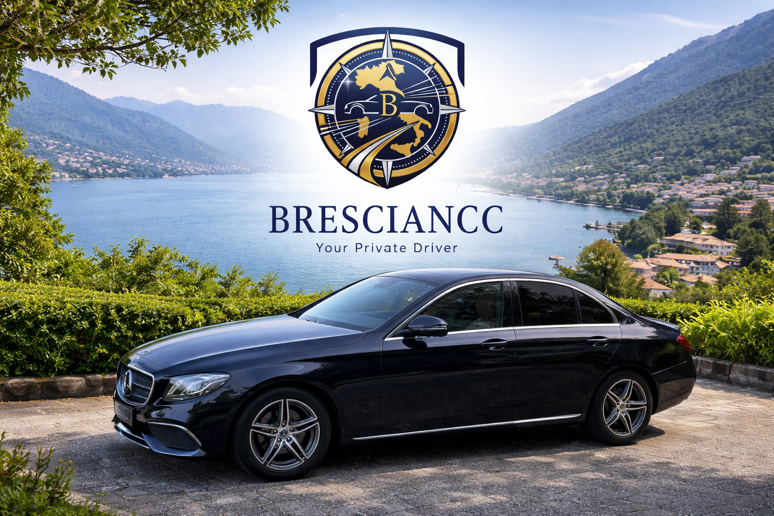 Transfer from Bergamo Airport to Camping Bella Italia with Brescia NCC chauffeur service