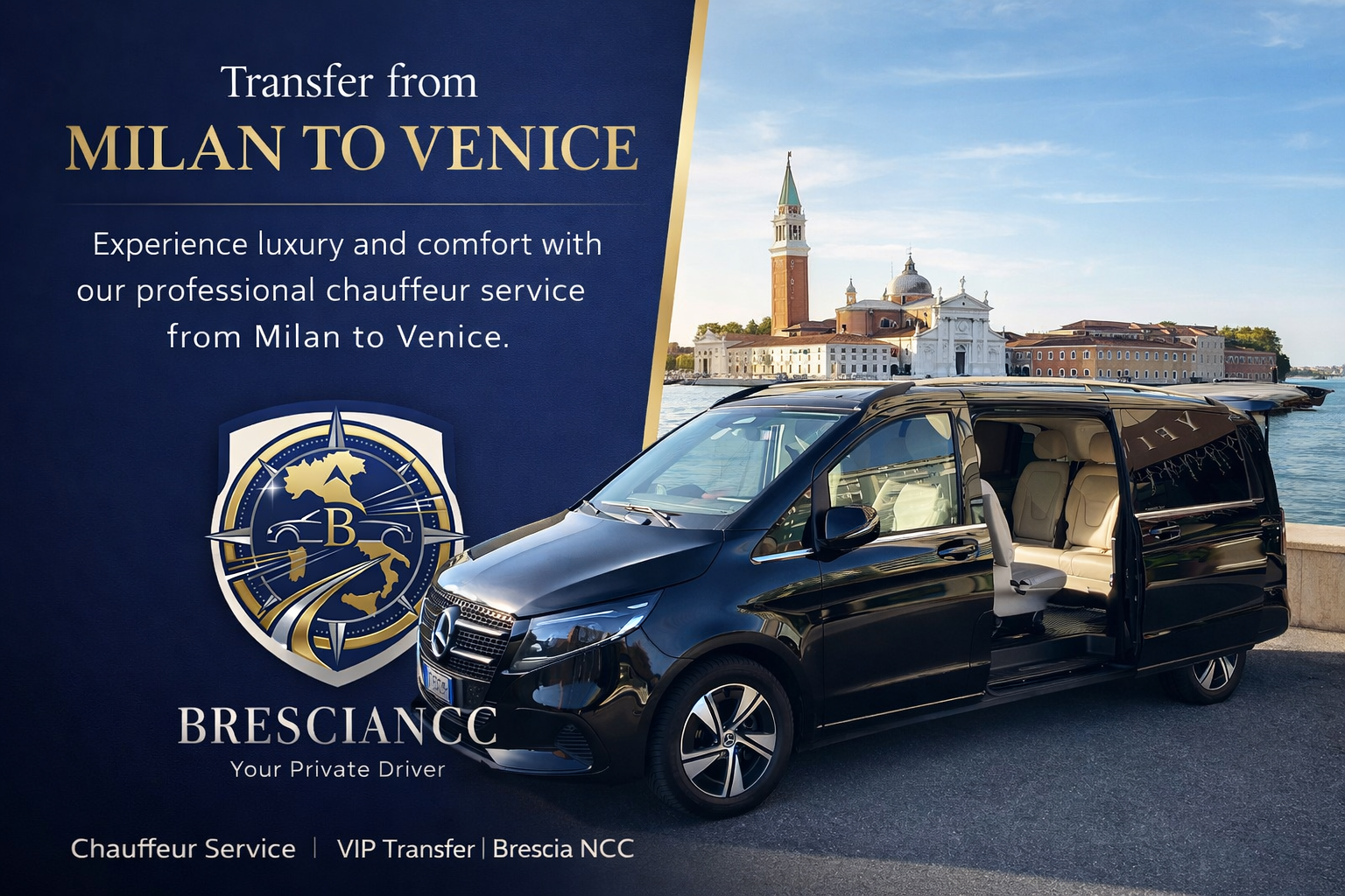 Transfer from Milan to Venice