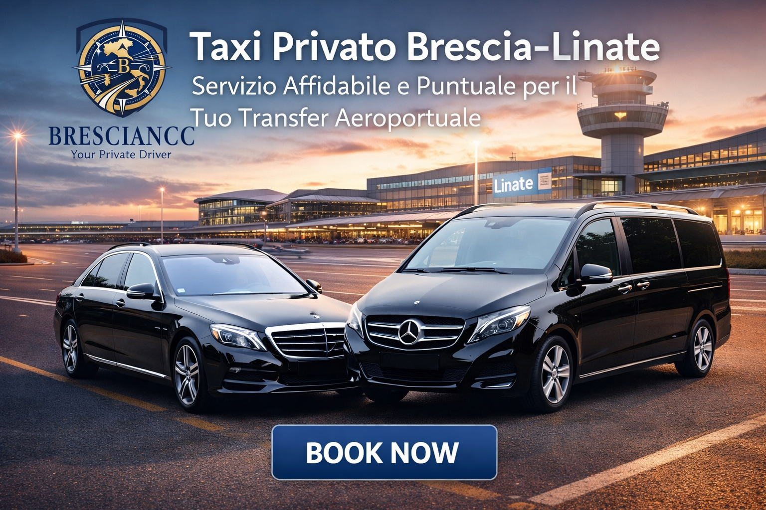 Private Taxi Brescia-Linate Brescia NCC Chauffeur Service VIP Transfer