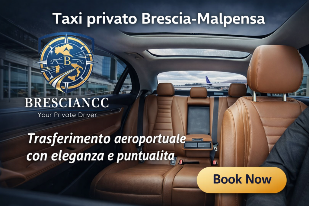 Taxi privato Brescia-Malpensa servizio NCC Brescia Ncc VIP Transfer