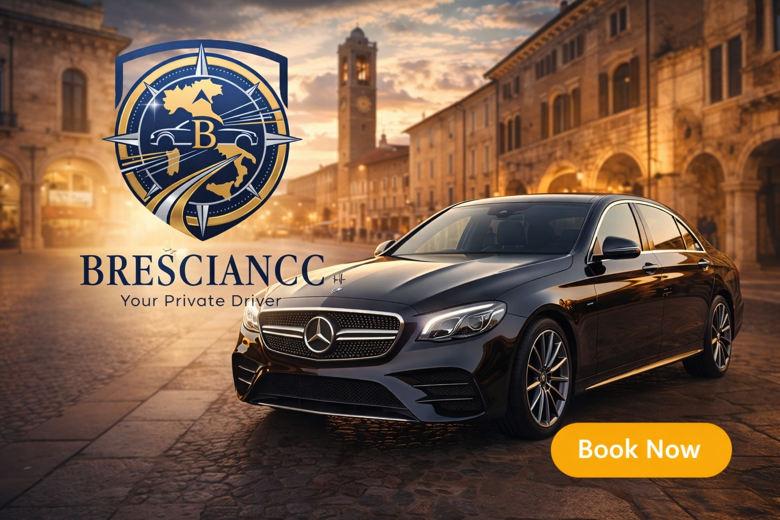 Licensed Chauffeurs in Italy providing legal and secure VIP transportation with Brescia NCC