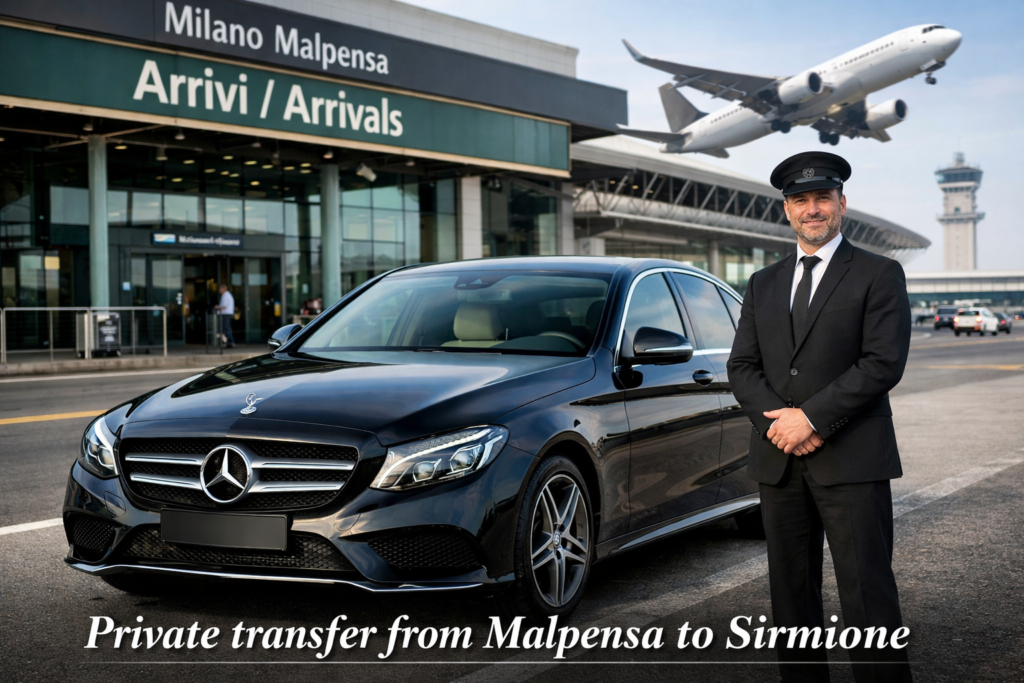 Private transfer from Malpensa to Sirmione
