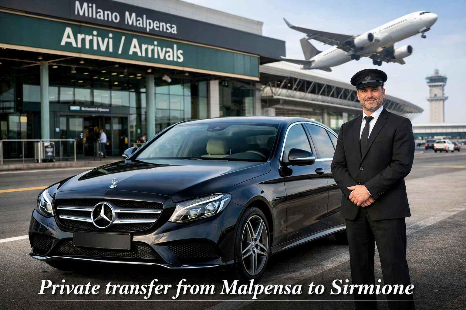 Private transfer from Malpensa to Sirmione
