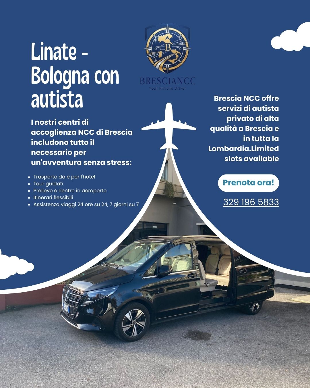 Linate - Bologna con autista