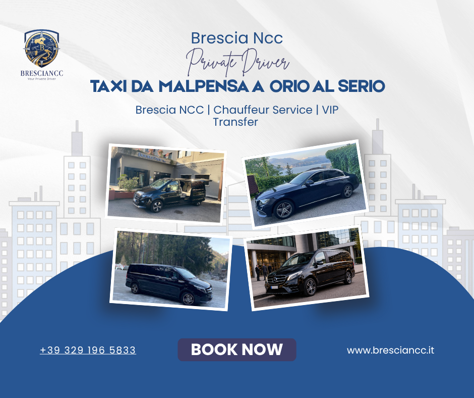 Malpensa to Orio al Serio Taxi