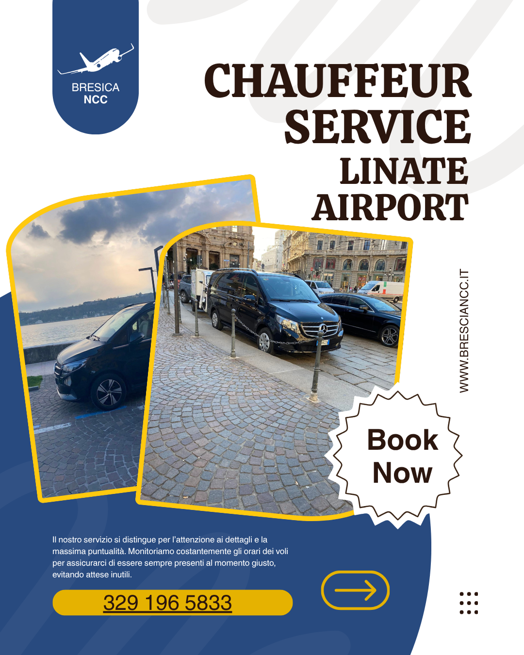 Chauffeur Service Linate Airport