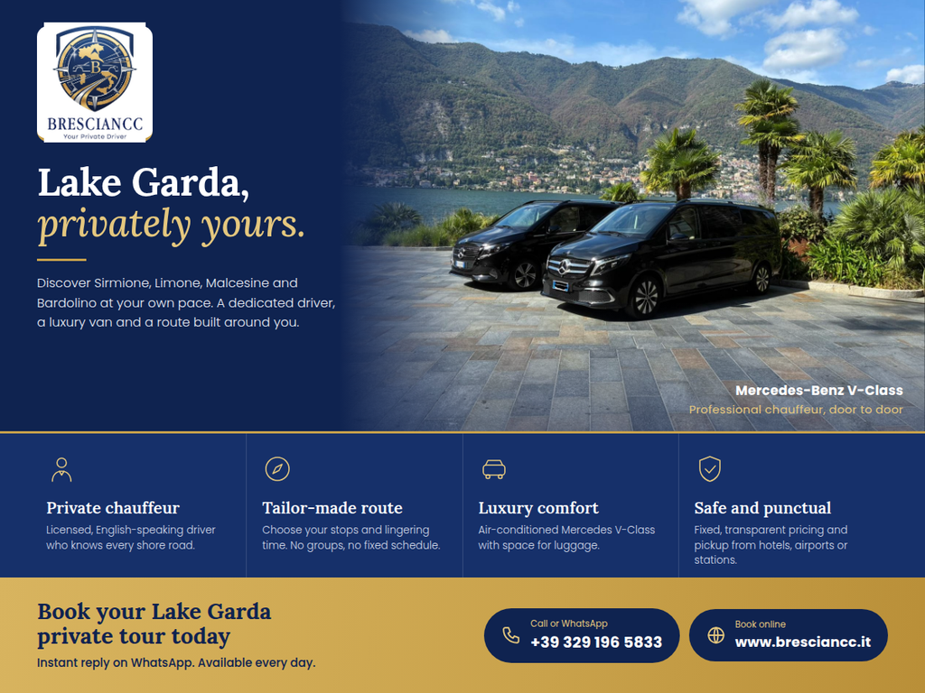 lake garda private tour gmb flyer
